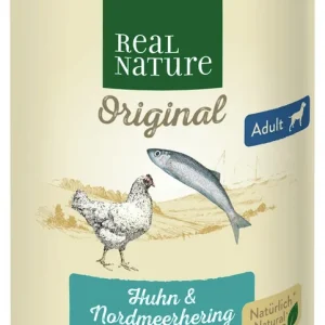 Expressversand REAL NATURE Adult Huhn und Nordmeerhering 400 g